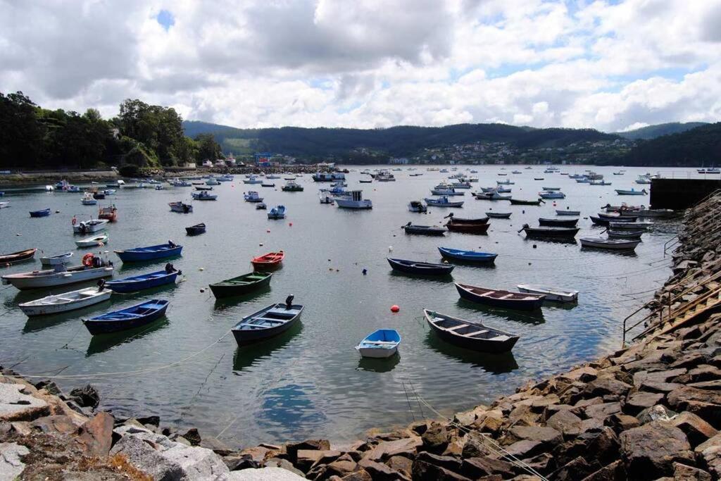 Mar Azul En Puerto Azul Cedeira Exterior foto